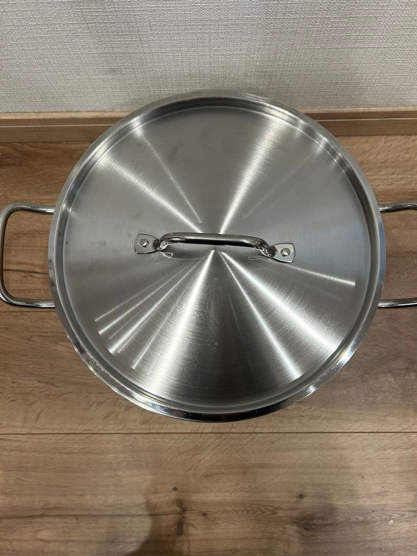 キプロスター　ステンレス半寸胴鍋 28cm【ステンレス半寸胴鍋】【業務用】