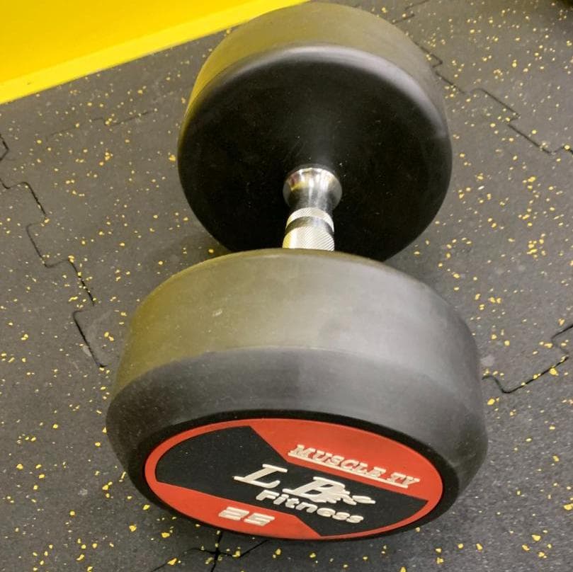 ラバーダンベル25kg×2個SET