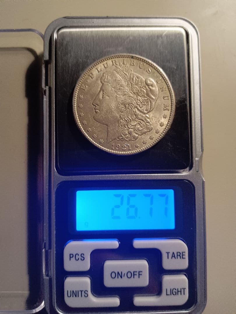 1921年 モーガン・シルバーダラー 1ドル銀貨 銀0.900 アメリカ