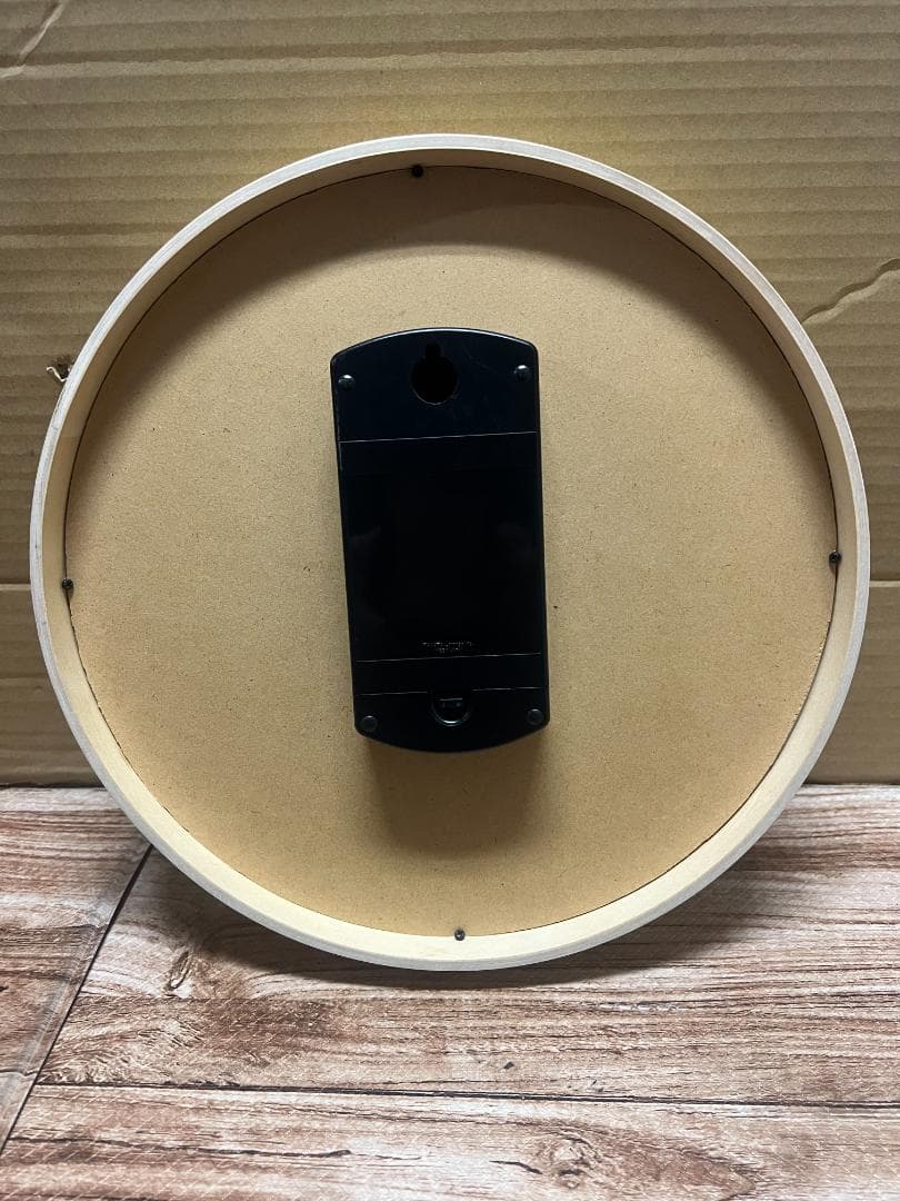 Lemnos Plywood clock 電波時計 ②