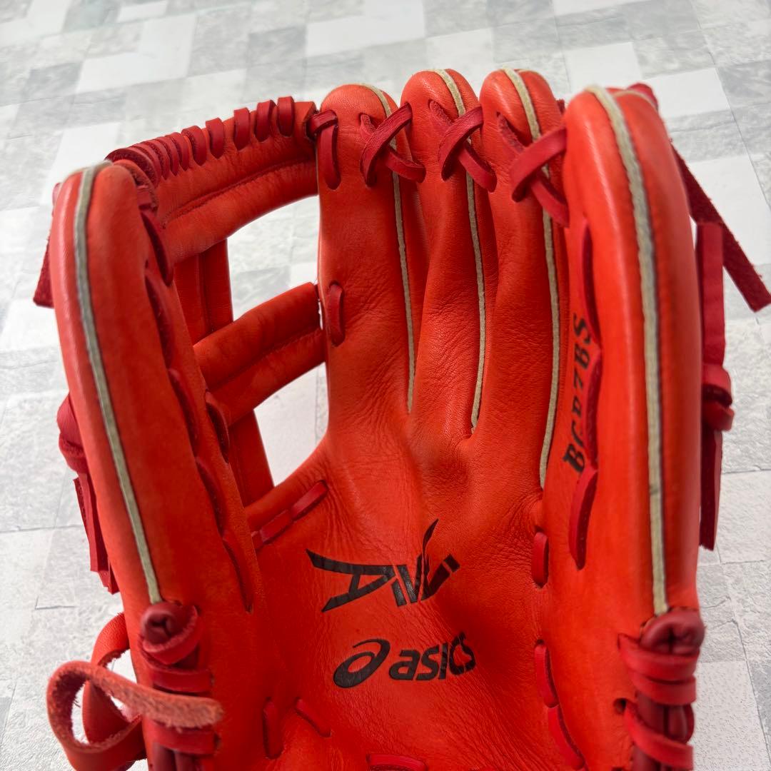 アシックス野球 軟式グローブ ダイブ オールラウンド用　中学生〜大人用　美品