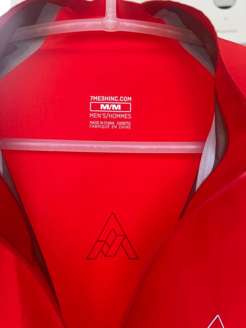 7MESH cypress hybrid jacket Mサイズ RED