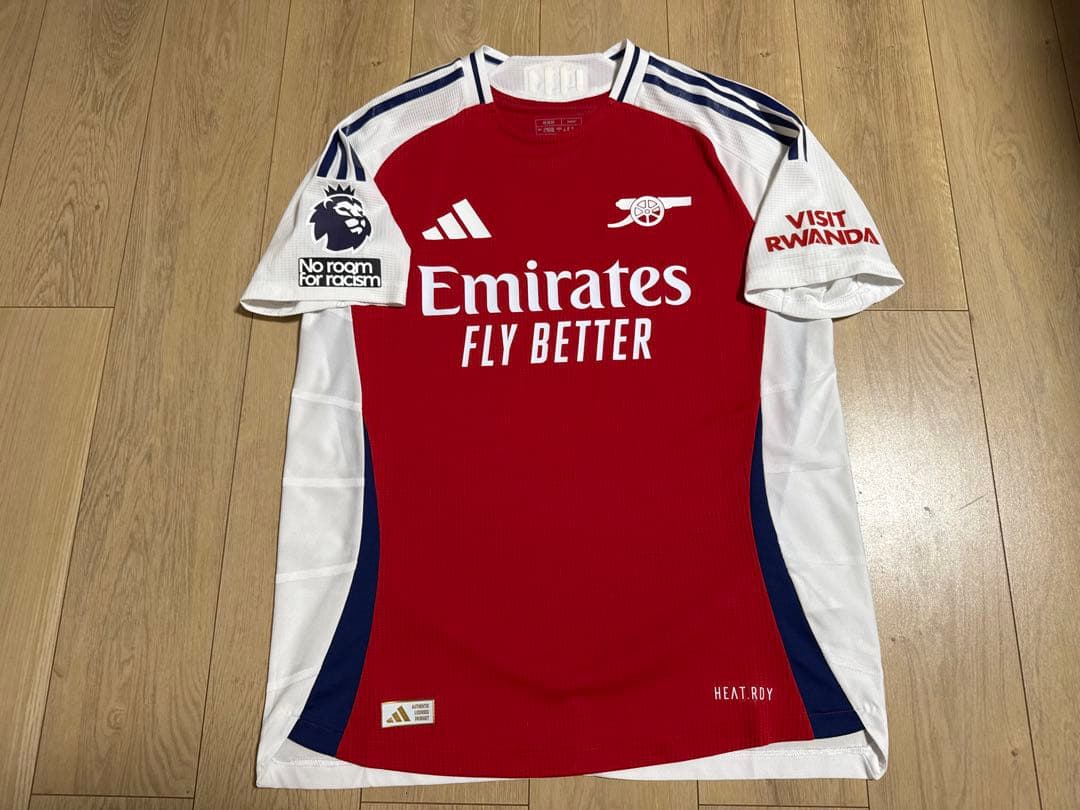adidasアディダス アーセナル ライス オーセンティック フルパッチ 2XL