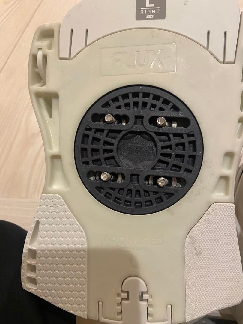 FLUX SR スノーボードビンディング ホワイト L