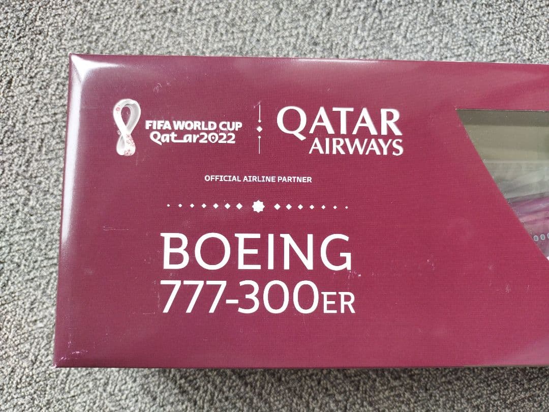 カタール航空 Boeing 777-300ER（1/200スケール）W杯モデル