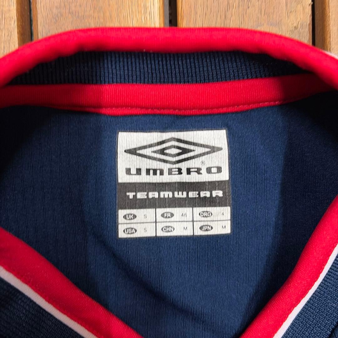 00s UMBRO アンブロ ワッフル サッカー Vネック ゲームシャツ ロンT