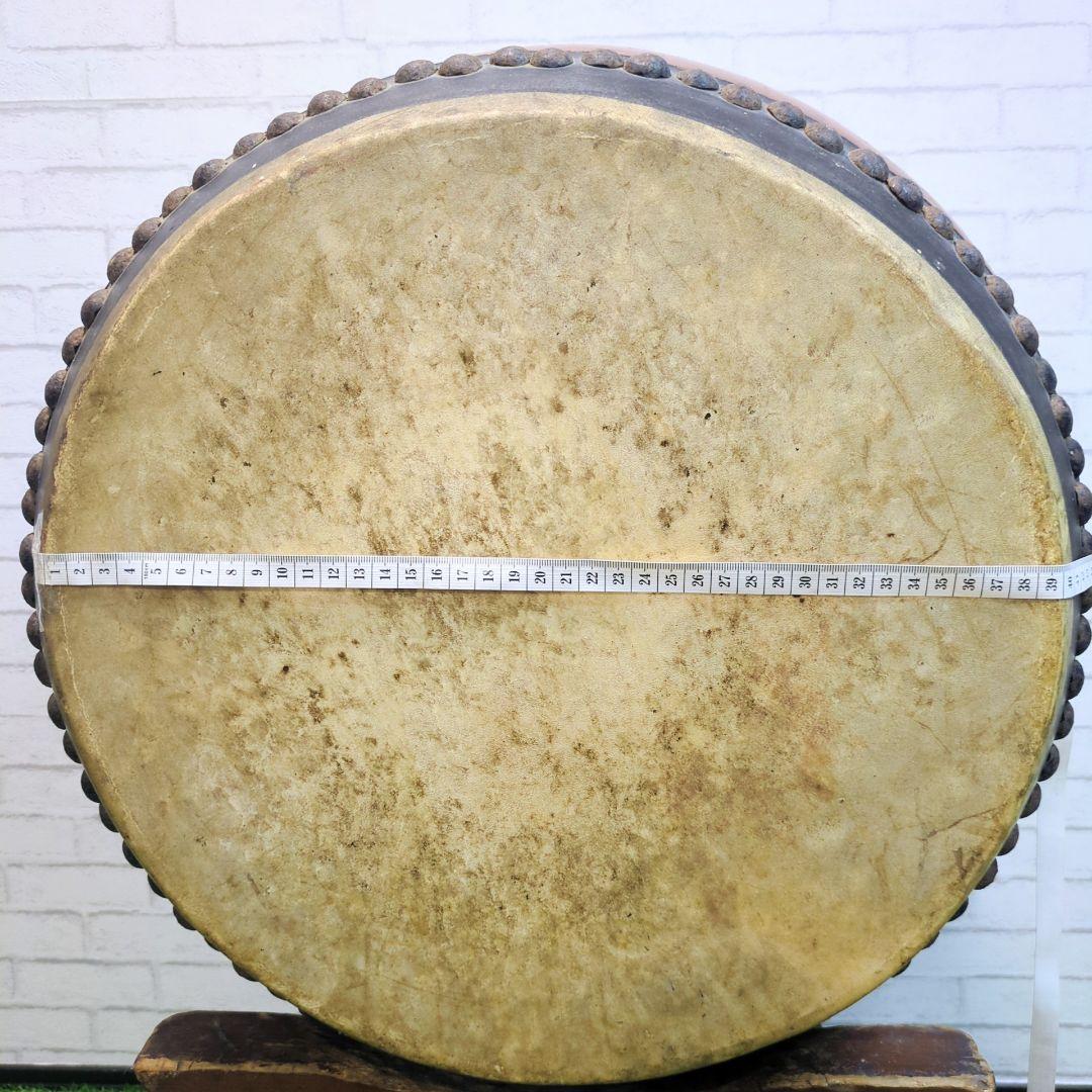 和太鼓　長胴太鼓　1尺3寸　伝統芸能　骨董