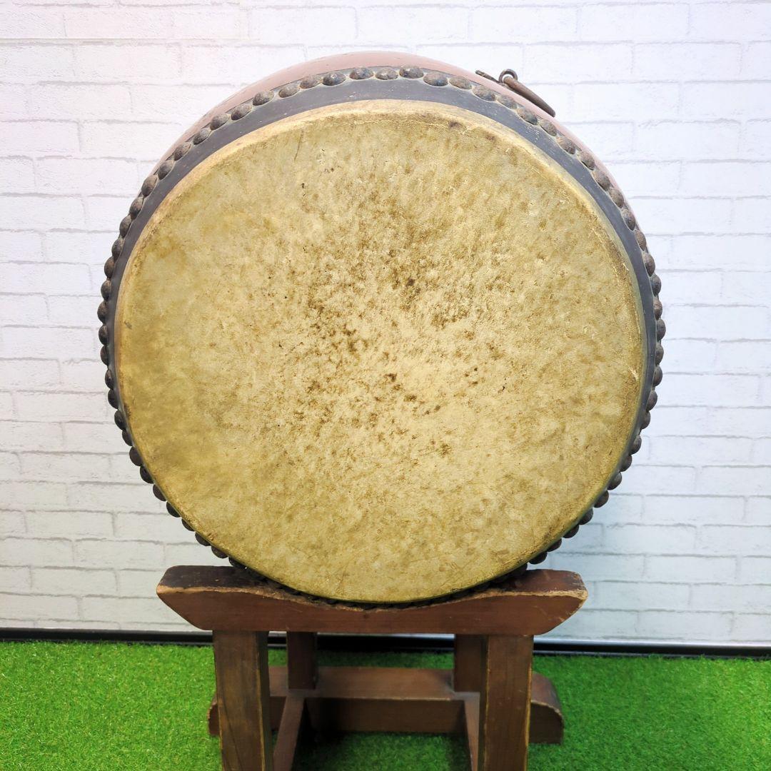 和太鼓　長胴太鼓　1尺3寸　伝統芸能　骨董