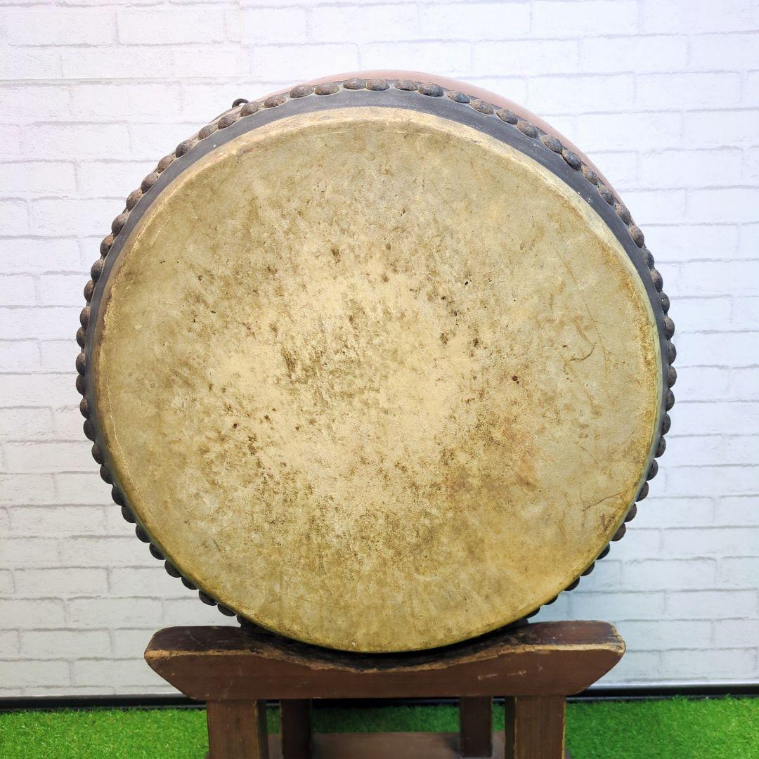 和太鼓　長胴太鼓　1尺3寸　伝統芸能　骨董