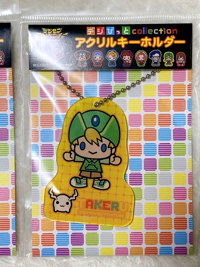 デジモンアドベンチャー アクリルキーホルダー 3個セット