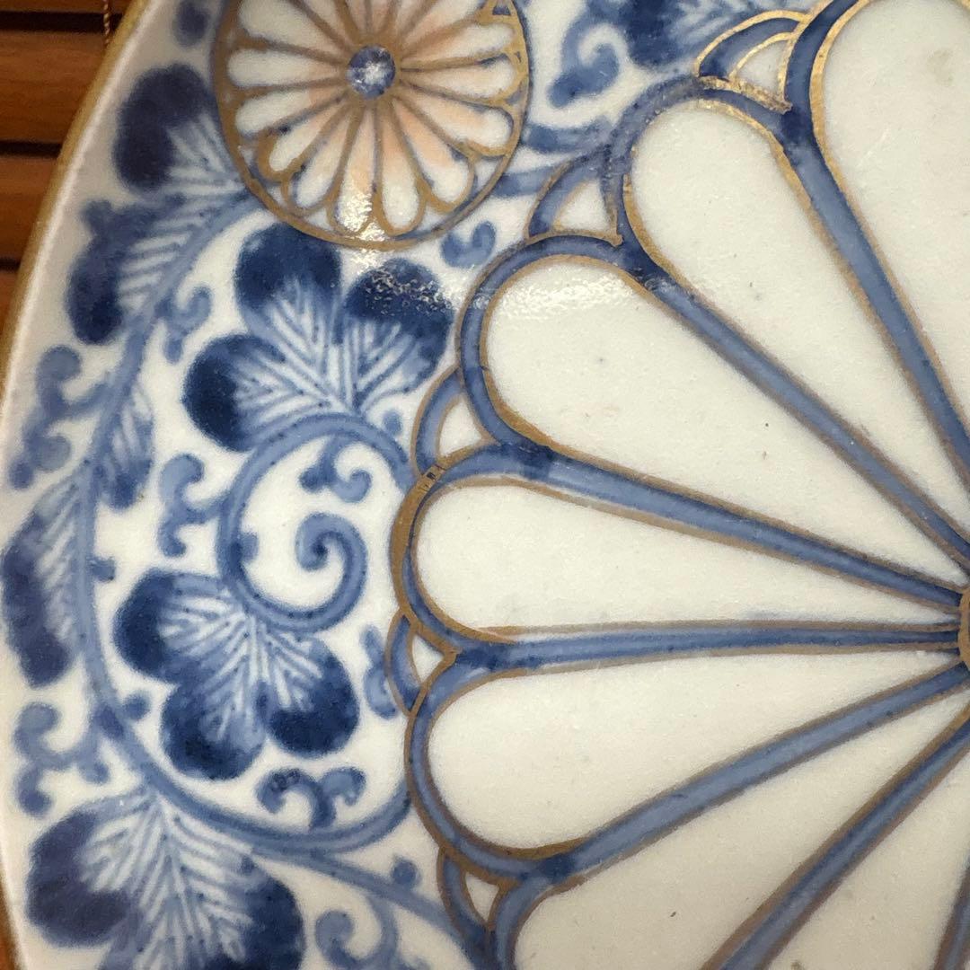 江戸時代　古伊万里　菊柄　皿