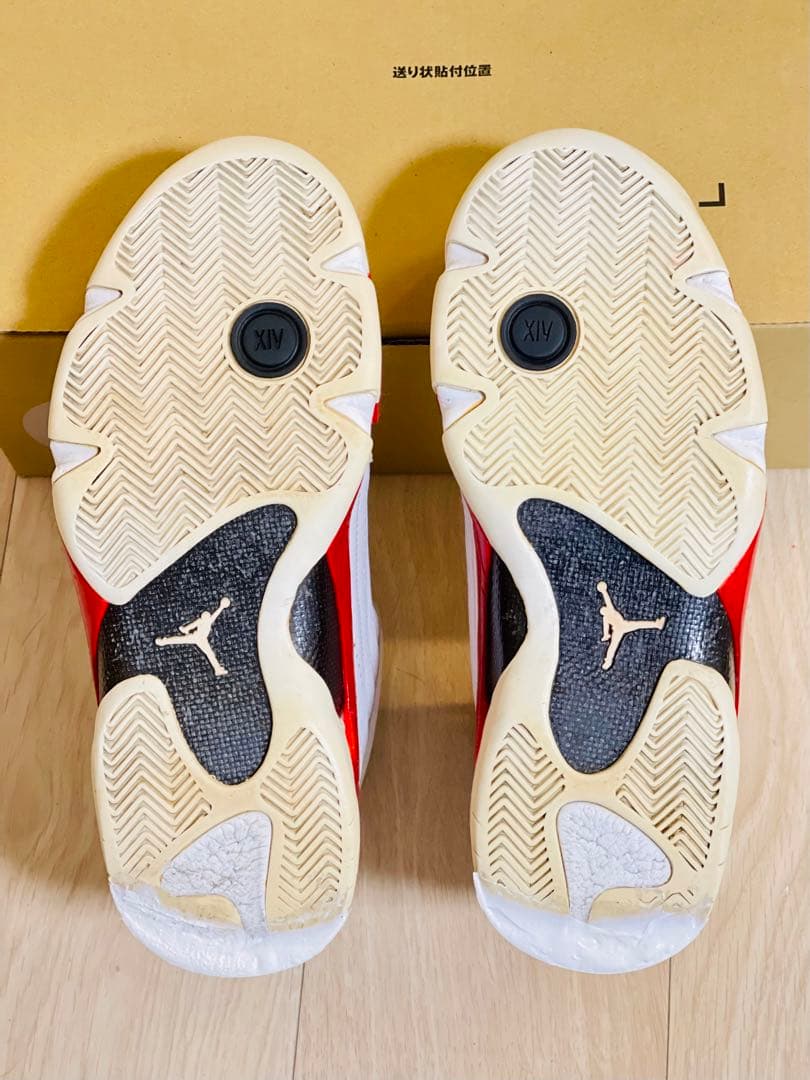 シューズ(男性用) Air Jordan 14 OG Candy Cane 1999 27cm