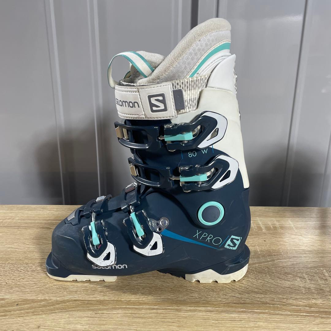 ATOMIC148cm SALOMON23/23.5ストック105cmセット