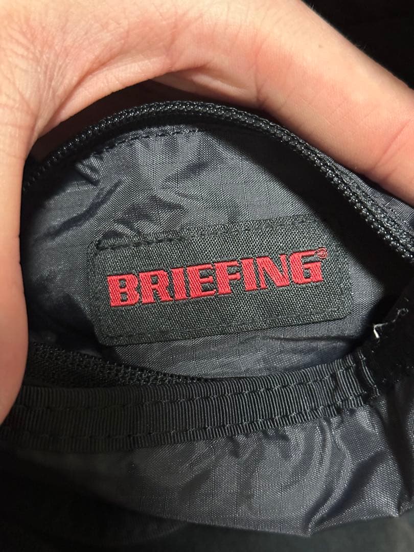 BRIEFING ラウンド ウェスト ポーチ