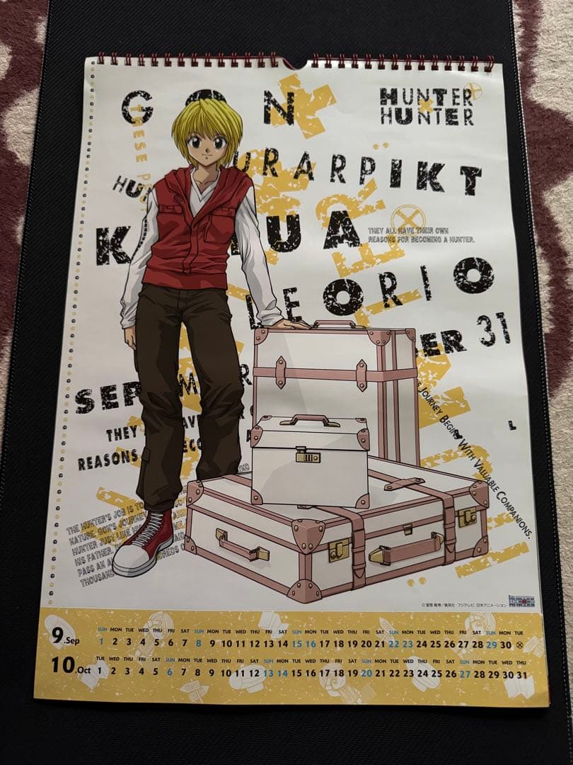 HUNTER×HUNTER 旧アニメ 2002年 カレンダー①
