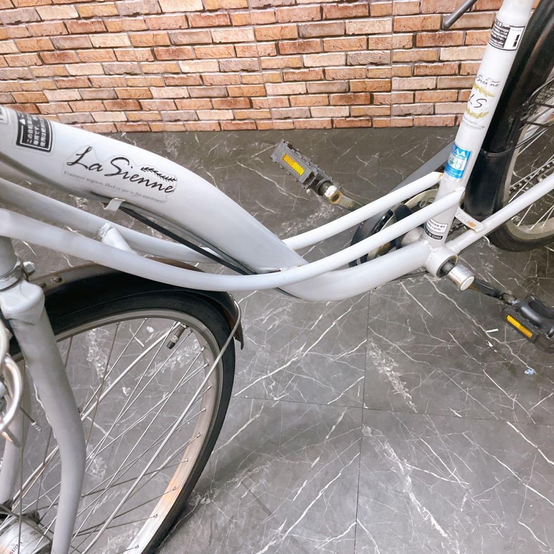 【55】一般車 ママチャリ La Sienne グレー系 27インチ