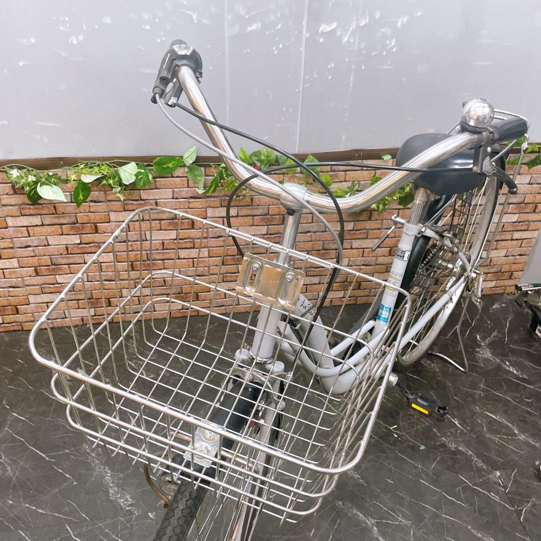【55】一般車 ママチャリ La Sienne グレー系 27インチ
