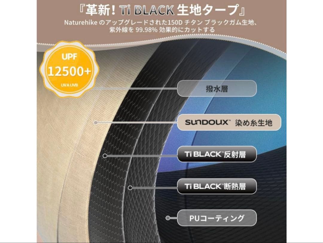 Naturehike テント village 13 Ti black