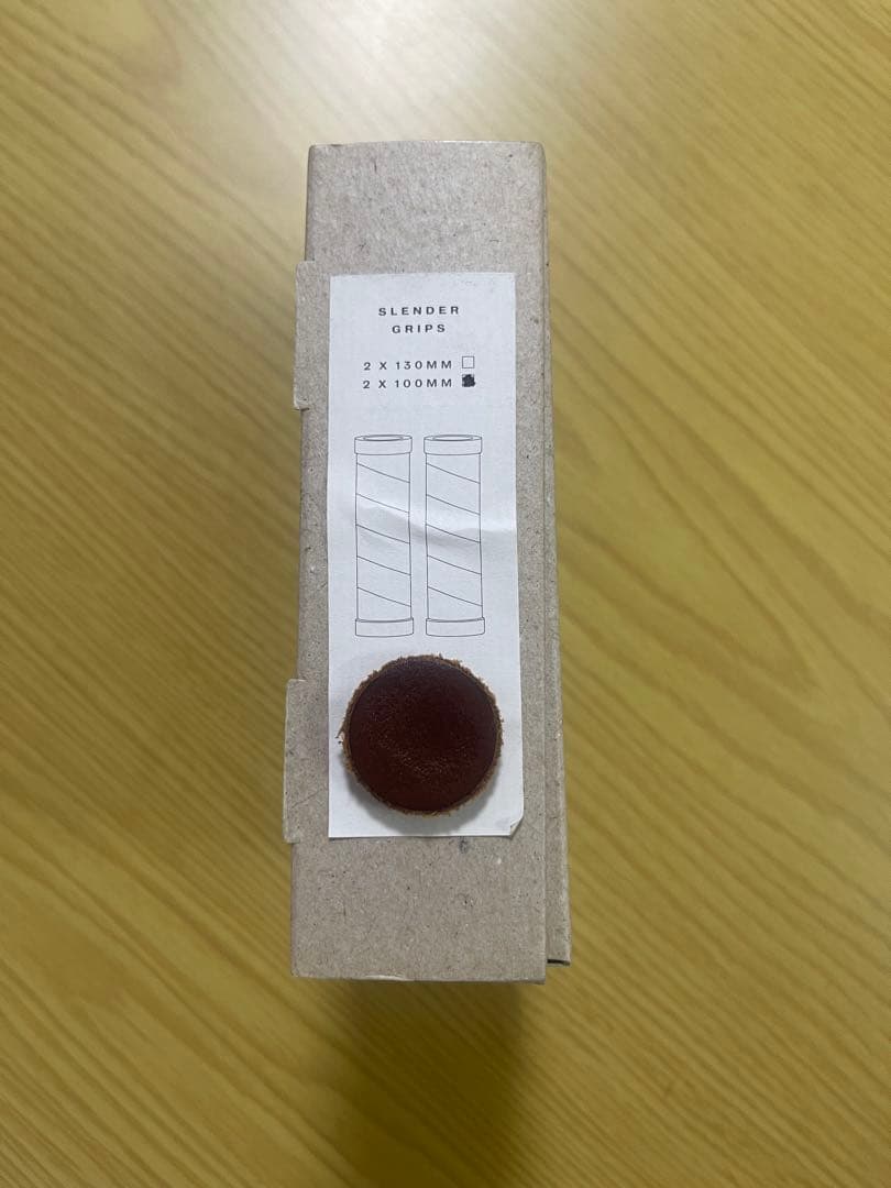 パーツ BROOKS SLENDER LETHER GRIPS 100mm