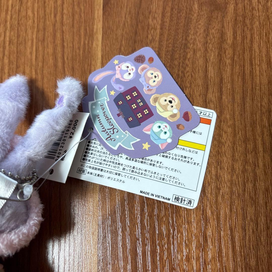 ディズニーシー　ステラルーぬいぐるみバッジ　オータムスリープオーバー☆