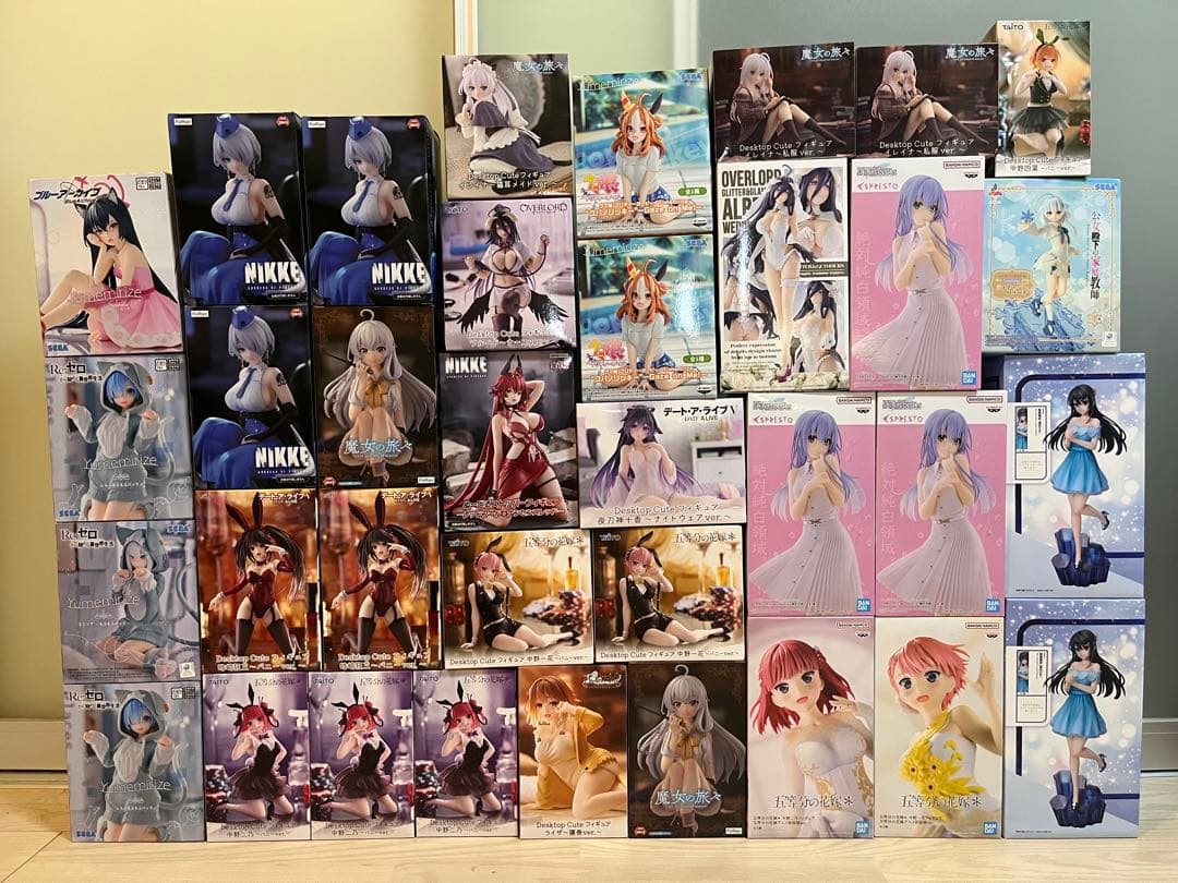 【新品未開封35点】　美少女　プライズ　フィギュア　まとめ売り　リゼロ　アルベド