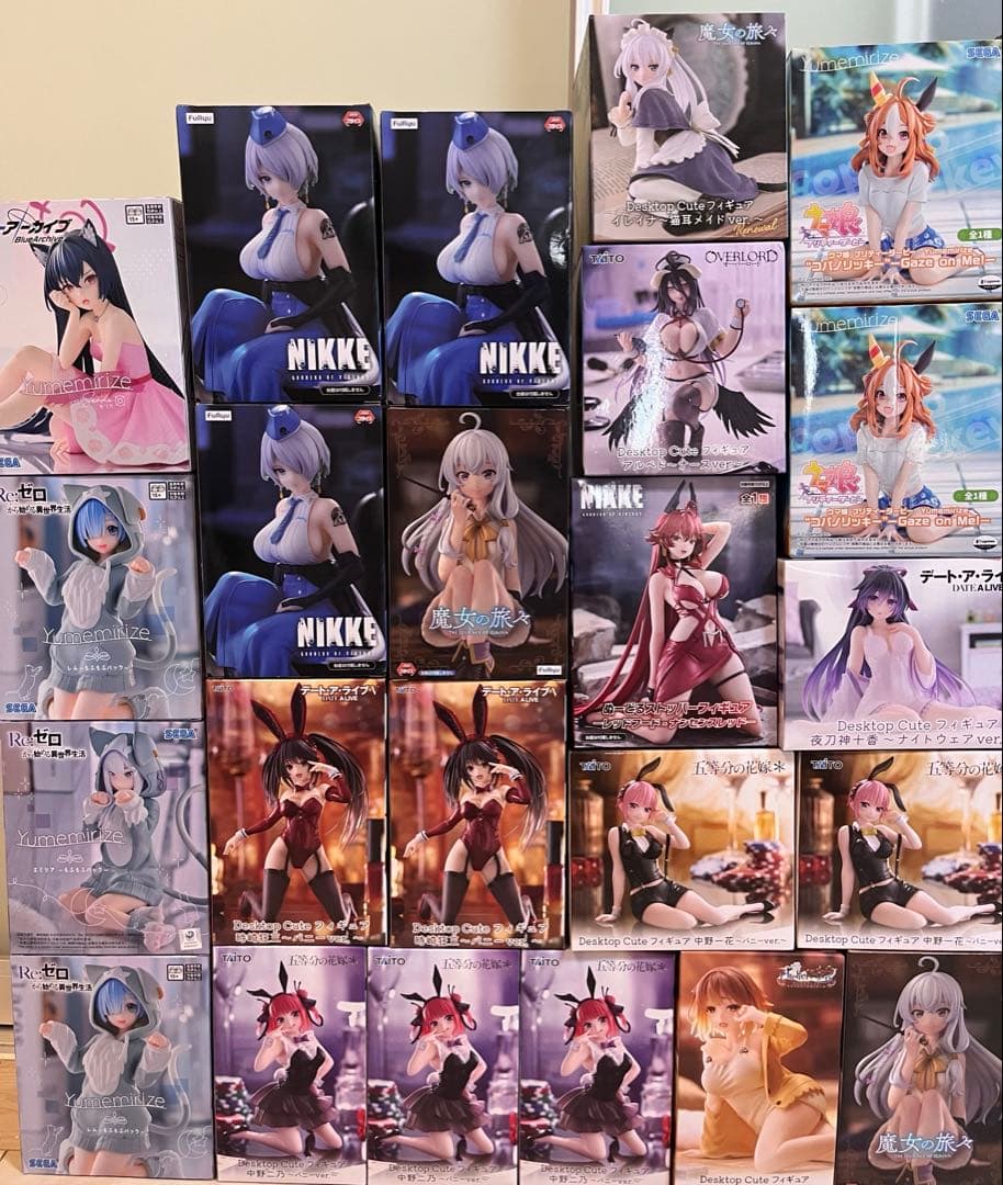 【新品未開封35点】　美少女　プライズ　フィギュア　まとめ売り　リゼロ　アルベド