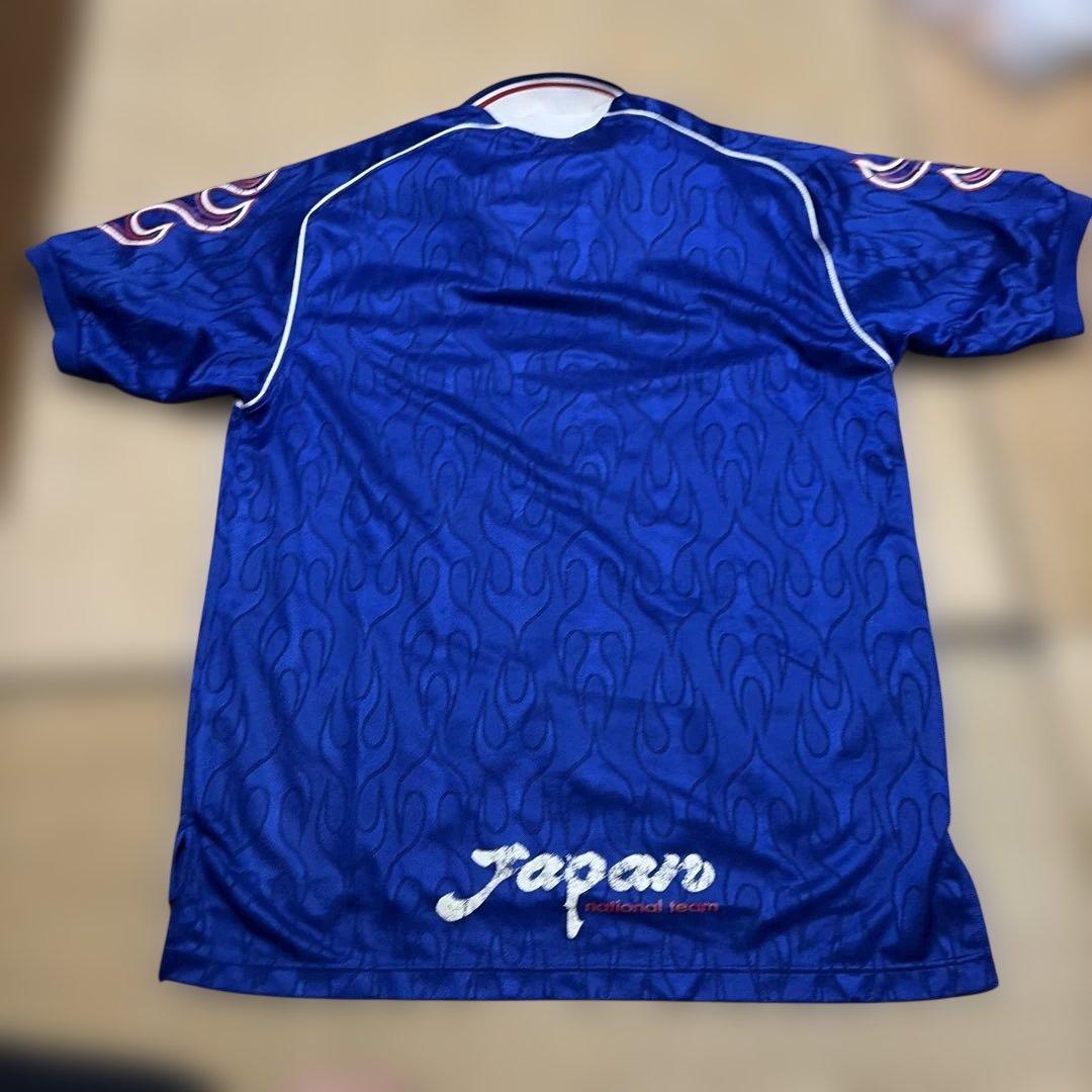 98 日本代表　炎　ユニフォーム　フランスW杯　90s ヴィンテージ