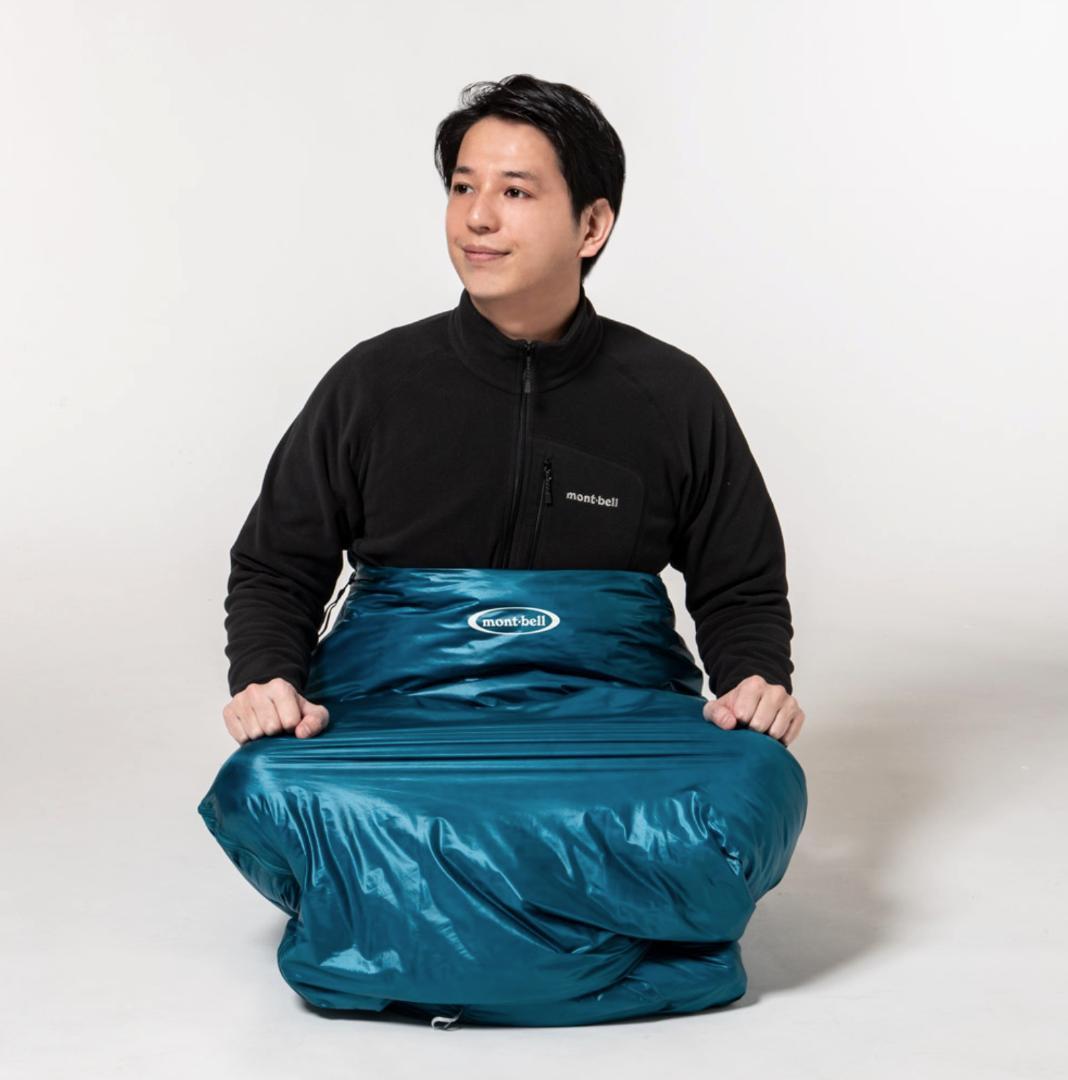 新品未開封★ モンベル シームレスダウンハガー800 ♯3 レッド R/ZIP