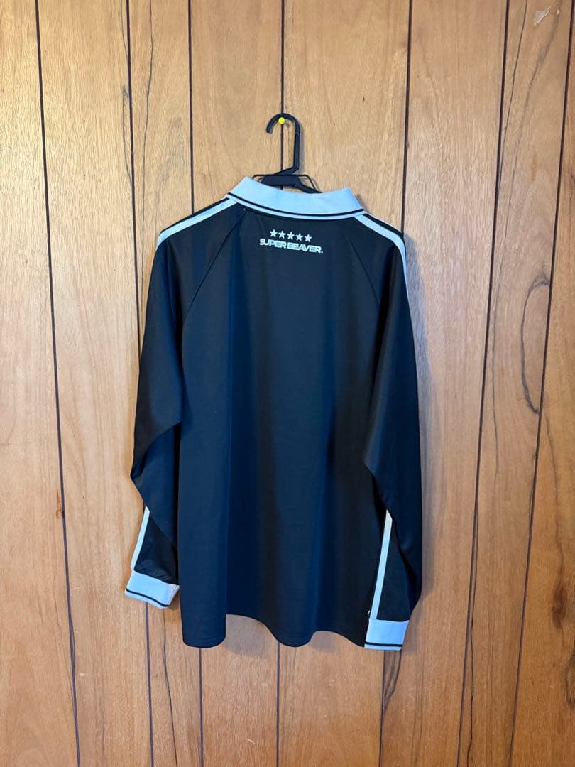 SB サッカーシャツ SUPER BEAVER ブラック　XL
