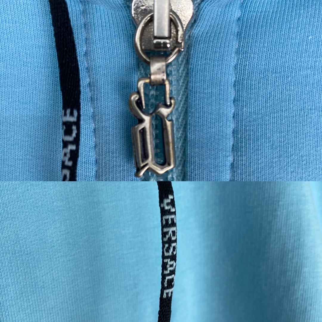 ヴェルサーチ　セットアップ　ジャージ　ロゴ刺しゅう　奇抜カラー　上L 下XL