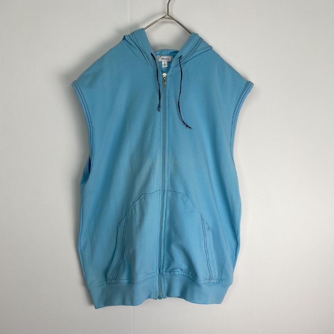 ヴェルサーチ　セットアップ　ジャージ　ロゴ刺しゅう　奇抜カラー　上L 下XL