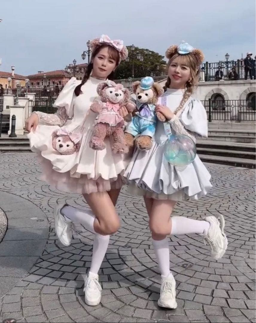 ダッフィー シェリーメイ カチューシャ 20周年 カラフルハピネス　ディズニー