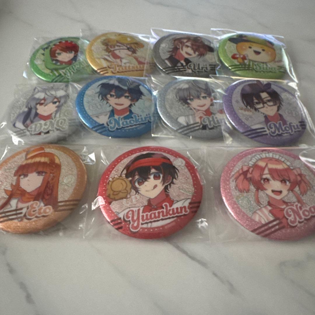 カラフルピーチ ダイナー缶バッジ コンプリートセット