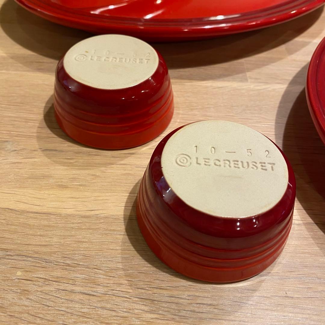 LE CREUSET チェリーレッド 6点セット
