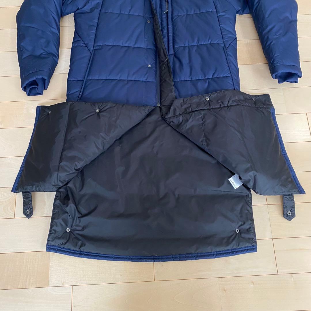 ニューバランス　パデットロングコートL ベンチコート ネイビー　JMJF1424