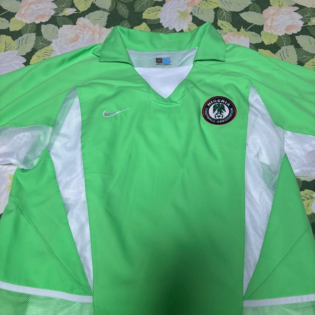 美品【値下げOK】NIKE 2002日韓W杯ナイジェリア代表サッカーシャツ M