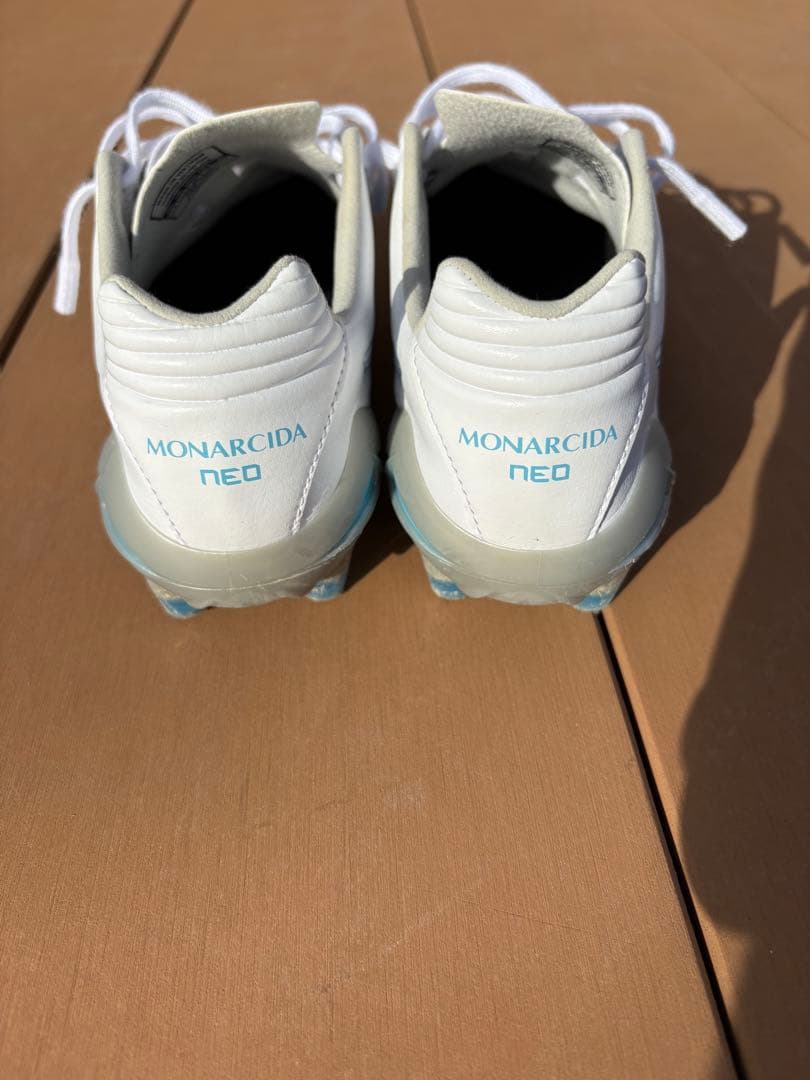 【美品】MIZUNO モナルシーダ NEO III PRO 白×青