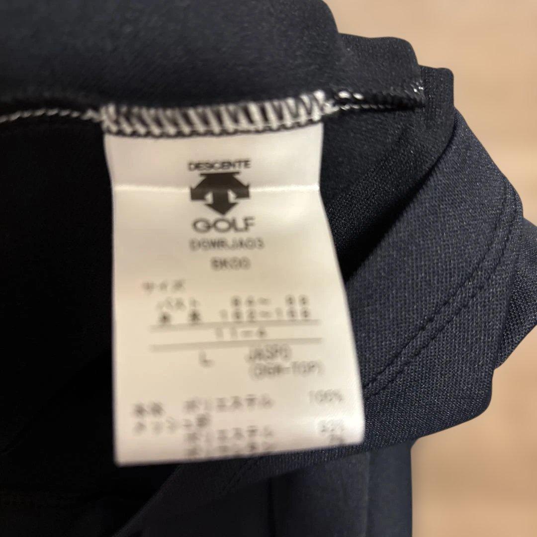 Descente luxe シースルー半袖カットソー　Lサイズ