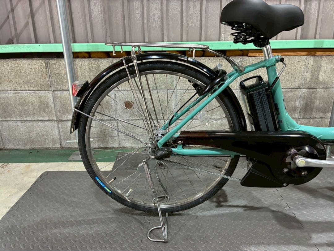 №8590電動自転車ブリヂストン アシスタ 24インチ ミントグリーン