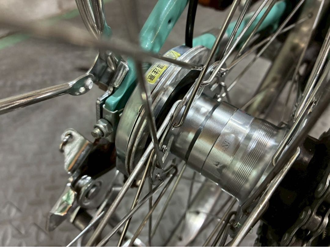 №8590電動自転車ブリヂストン アシスタ 24インチ ミントグリーン