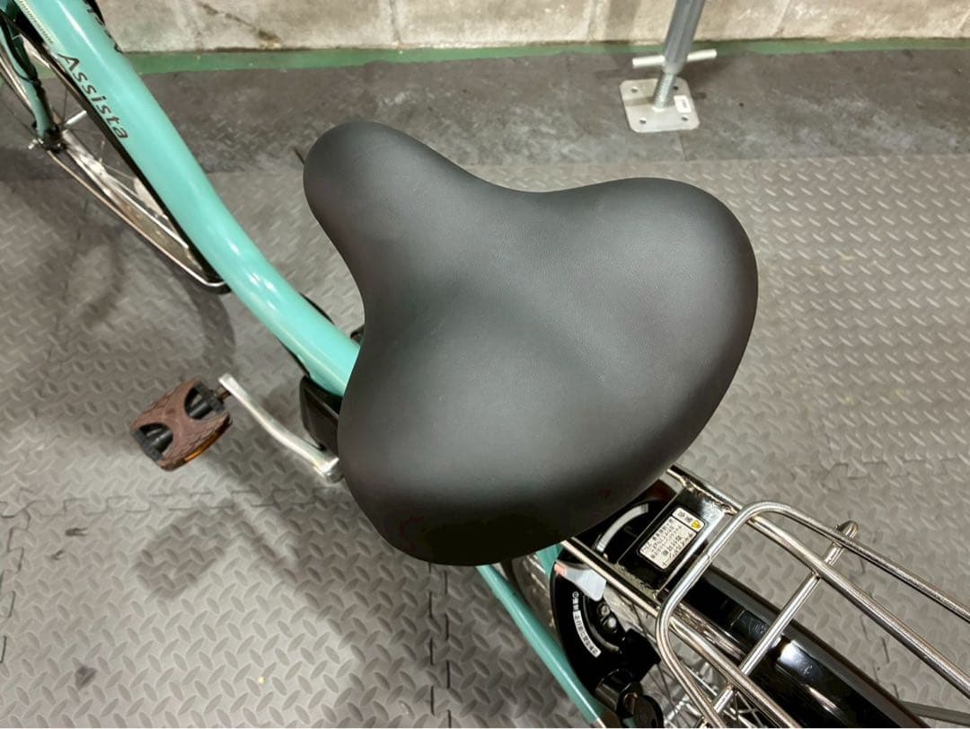 №8590電動自転車ブリヂストン アシスタ 24インチ ミントグリーン