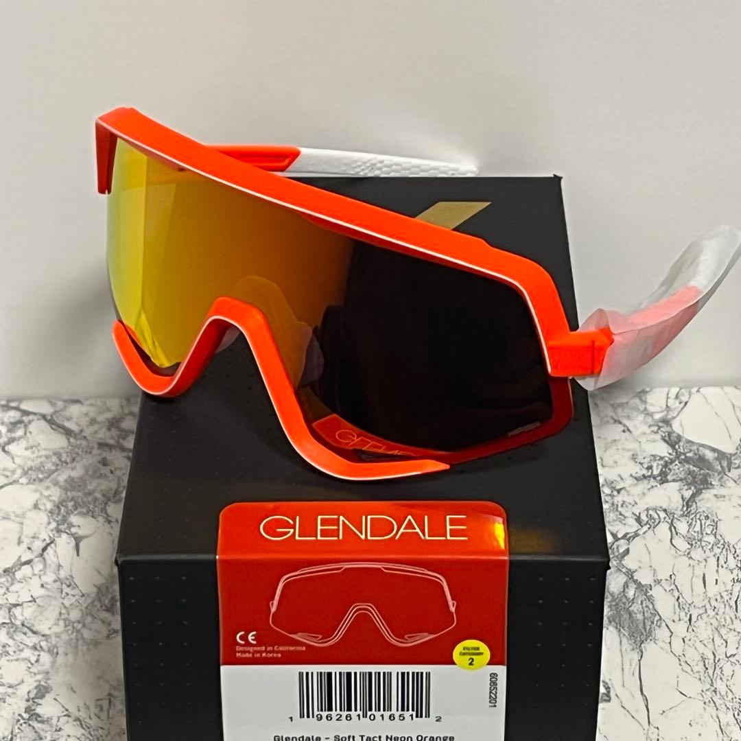 100% ワンハンドレッド サングラス Glendale Neon Orange