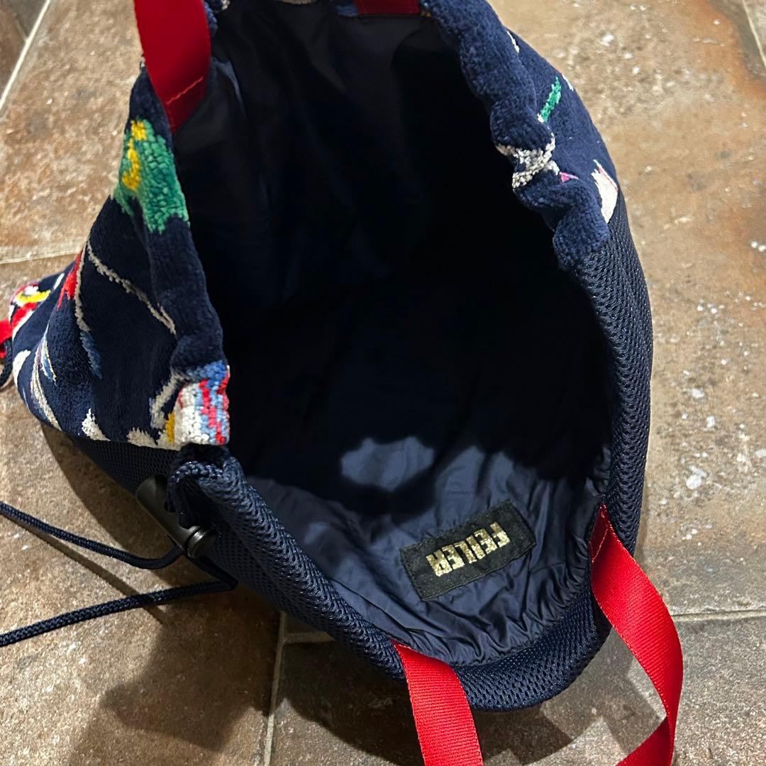 FEILER KNAPSACK ナップサック　ゴルフ　ネイビー系