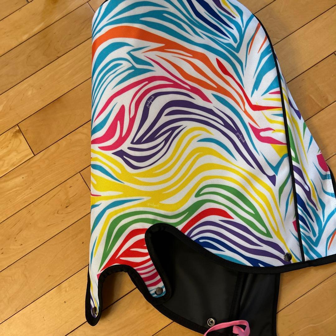 YAKPAK ゴルフバッグ カラフルゼブラ柄 新商品