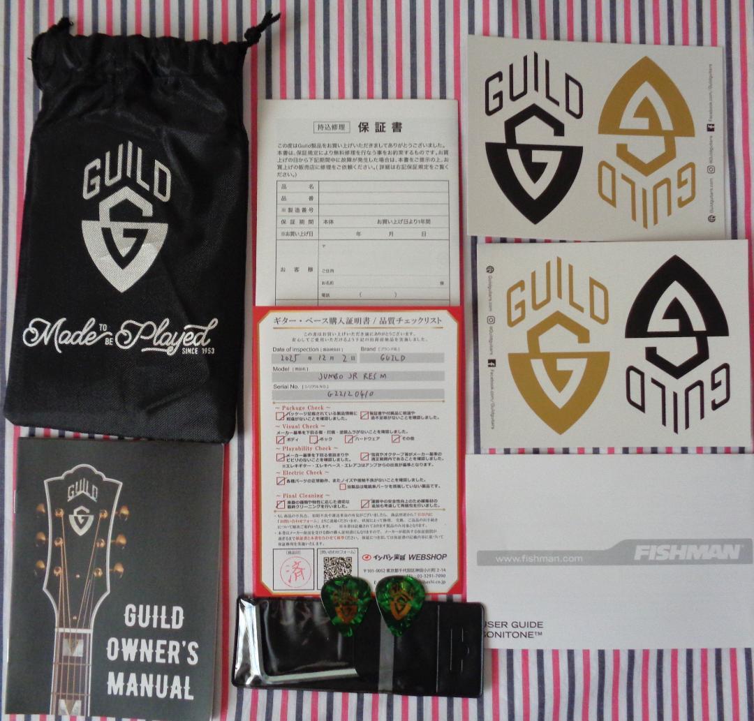 GUILD Jumbo Jr. Reserve Maple　新品同様！　エレアコ