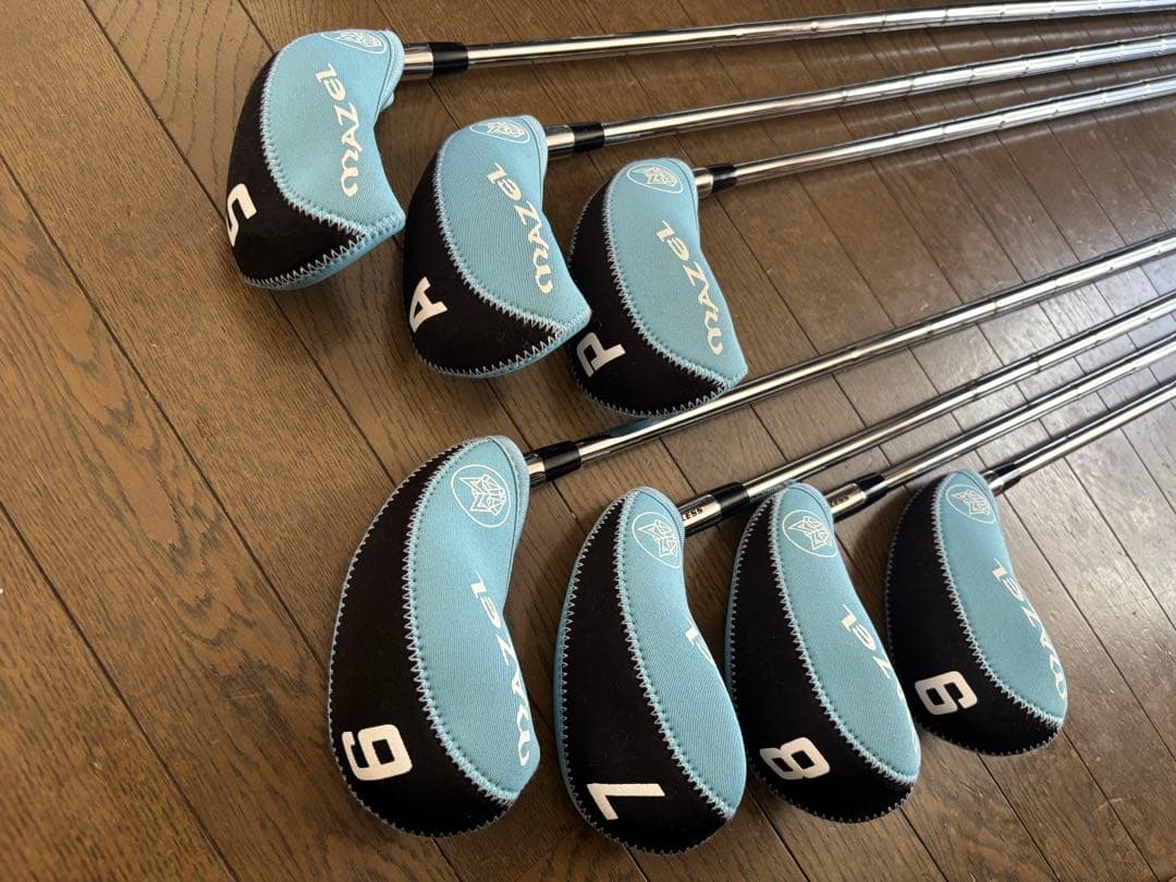 MAZELGOLF アイアン ワンレングス 6-9/PAS 7本セット
