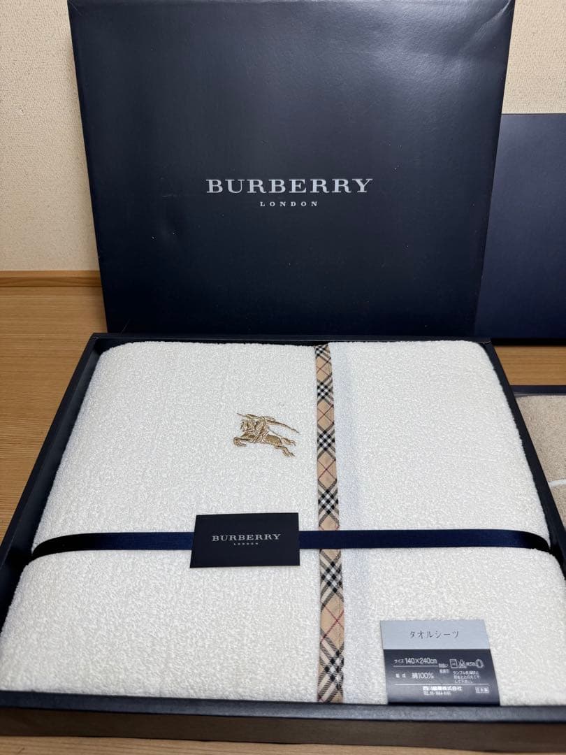 Burberrys タオルシーツ・フェイスタオル×2・ミニテリー セット