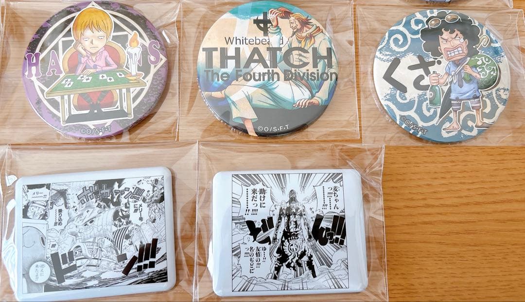 ワンピース 輩缶バッジ他