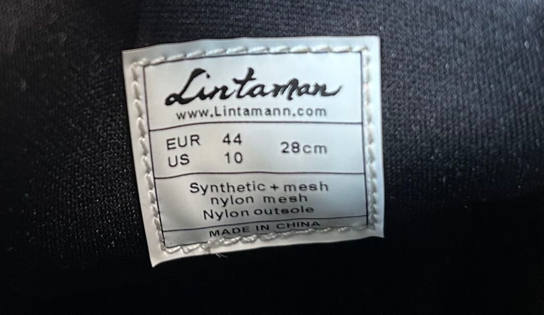 Lintaman ロードシューズ ホワイト/ブラック　28センチ