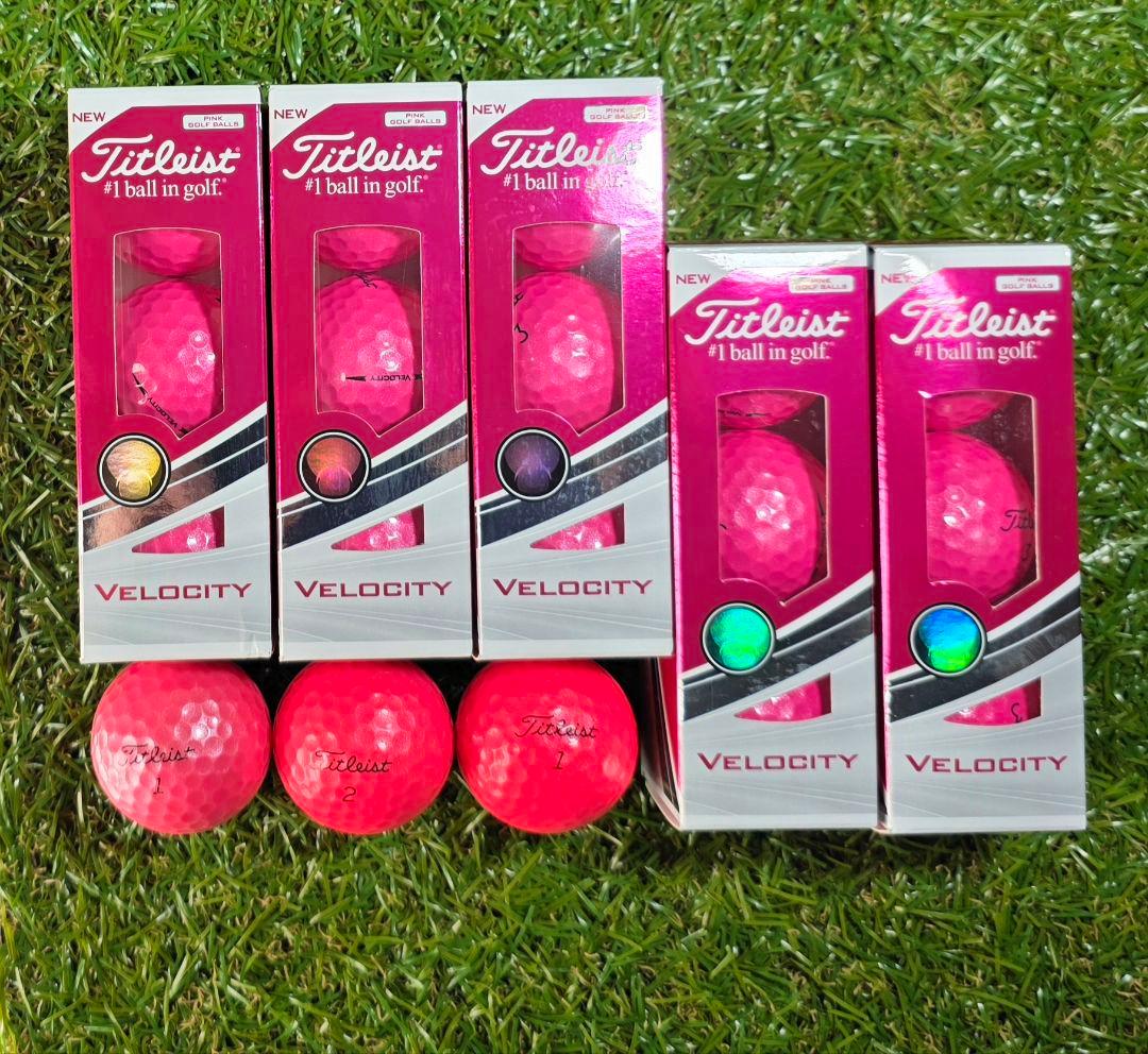 Titleist　VELOCITY 希少 ピンク　18球【15球未使用】